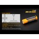 Batería Recargable Por Micro USB 18650 de 3500 mAh