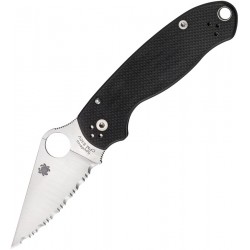 Navaja Spyderco Para 3 G10 Serrada