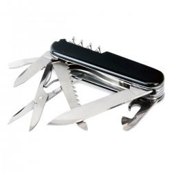 Navaja Suiza Multiusos Victorinox Huntsman 15 usos Negra