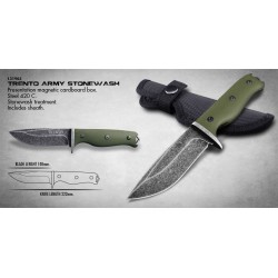 Cuchillo Trento Army Stonewash