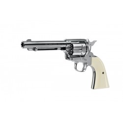 Revolver Colt SA Army Niquel 5,5" Co2 - 4,5 mm Plomo