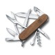 Victorinox - Navaja Suiza Multiusos Huntsman 13 usos Madera