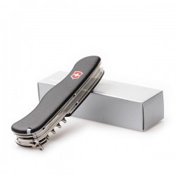 Victorinox - Navaja Suiza Multiusos Outrider Negra Liner Lock -14 usos