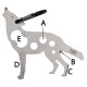 Llavero Ultimate Survival Tool A Long Wolf