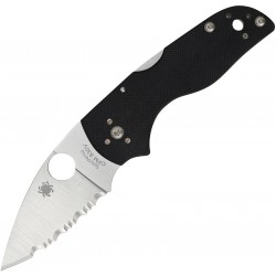 Spyderco Lil' Native Serrada Negra G10