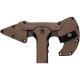 Hacha Cold Steel Trench Hawk Marrón