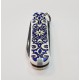 Victorinox - Navaja Suiza Multiusos Classic SD Mosaico Al-Andalus Flor Azul 7 usos