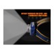 Linterna Frontal Fenix Enfocable HL40R Azul 600 Lúmenes Micro USB Recargable