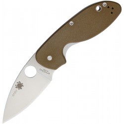 Spyderco Efficient G10 Plana Marrón