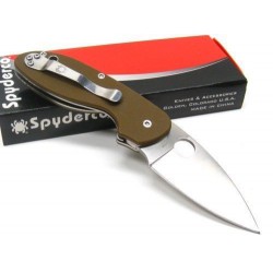 Spyderco Efficient G10 Plana Marrón