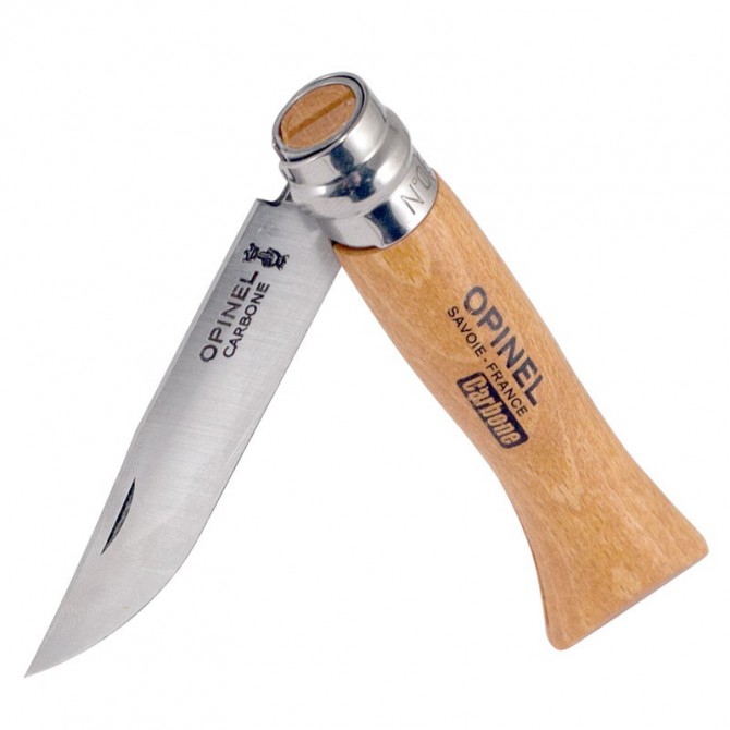 NAVAJA OPINEL Nº 5 HOJA CARBONO 6 CM