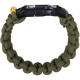 Pulsera Paracord Outdoor Element Kodiak Survival Bracelet Verde