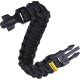Pulsera Paracord Outdoor Element Kodiak Survival Bracelet Negra