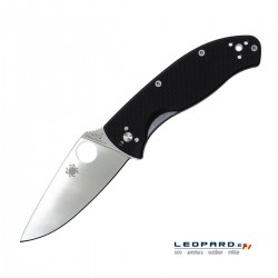 Navaja Spyderco Tenacious Plain Edge Black G-10