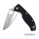 Navaja Spyderco Tenacious Plain Edge Black G-10