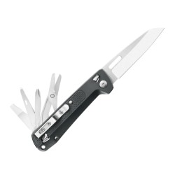 Navaja Multiusos Leatherman Free K4 9 Usos Gris