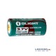Batería Olight Recargable Por Micro USB CR123A - 650 mAh + Cable