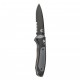 Benchmade Boost 590SBK Drop Point Bicolor Hoja Negra Filo Mixto