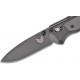 Benchmade Mini Boost 595BK Drop Point Bicolor Hoja Negra