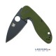 Spyderco Efficient G10 Plana Verde Hoja Negra