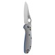 Benchmade Mini Griptilian 555-1 Sheepsfoot Gris