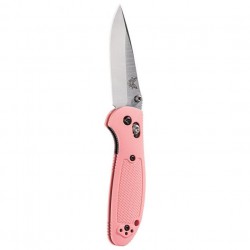 Benchmade Mini Griptilian 556-PNK-S30V Drop Point Rosa