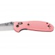 Benchmade Mini Griptilian 556-PNK-S30V Drop Point Rosa