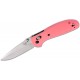 Benchmade Mini Griptilian 556-PNK-S30V Drop Point Rosa