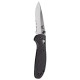 Benchmade Mini Griptilian 556S-S30V Drop Point Negro Filo Mixto