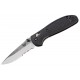 Benchmade Mini Griptilian 556S-S30V Drop Point Negro Filo Mixto