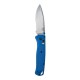 Benchmade Bugout 535S Drop Point Azul Filo Mixto