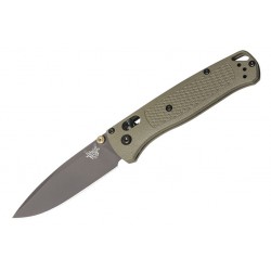 Benchmade Bugout 535GRY-1 Drop Point Verde Hoja Negra