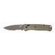 Benchmade Bugout 535SGRY-1 Drop Point Verde Hoja Negra Filo Mixto