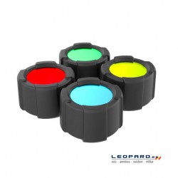 Filtros de Cuatro Colores + Protector Led Lenser Para Linterna MT14