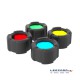 Filtros de Cuatro Colores + Protector Led Lenser Para Linterna MT10