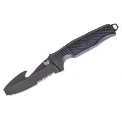 Benchmade H20 112SBK-BLK Drop Point Con Gancho Negro