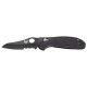 Benchmade Mini Griptillian 555SBK-S30V Sheepsfoot Negra Hoja Negra Filo Mixto