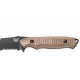 Benchmade Nimravus 140SBKSN Drop Point Coyote Hoja Negra Filo Mixto Funda Nylon