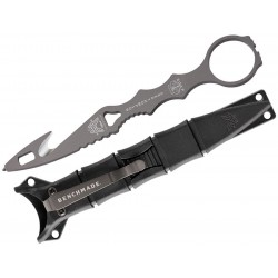 Gancho de Rescate Benchmade 179GRY Gris Funda Negra