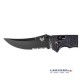 Benchmade Bedlam 860SBK Trailling Point Negra Hoja Negra Filo Mixto