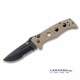 Benchmade Adamas 275SBKSN Drop Point Desert Hoja Negra Filo Mixto