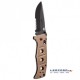 Benchmade Adamas 275SBKSN Drop Point Desert Hoja Negra Filo Mixto