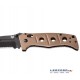 Benchmade Adamas 275SBKSN Drop Point Desert Hoja Negra Filo Mixto