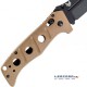 Benchmade Adamas 275SBKSN Drop Point Desert Hoja Negra Filo Mixto