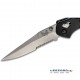 Benchmade 943S Clip Point Negra Filo Mixto