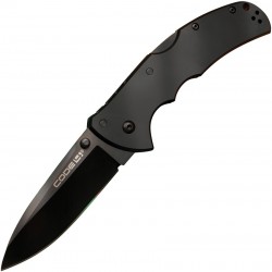 Cold Steel Code 4 Spear Point Aluminio Negro Hoja Negra