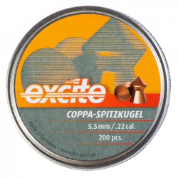 Balines H&N Sport Excite Coppa Spitzkugel 5,5 mm 200 ud