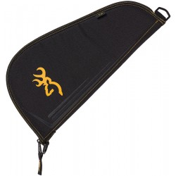 Browning Pistol Rug Black and Gold