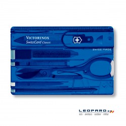 Victorinox - Tarjeta Multiusos Swisscard 10 Usos Azul translúcido