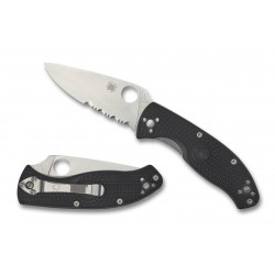 Spyderco Tenacious Lightweight Parcialmente Serrada